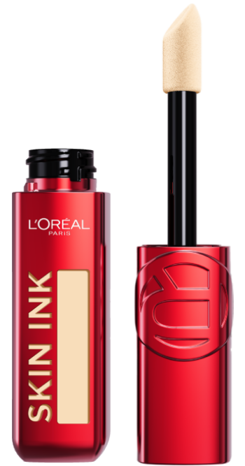 L'ORÉAL PARIS Skin Ink Longwear 2-in-1 Foundation Concealer, 100 Warm, 0.5 fl oz-071249700501-LR-358168-1-LR eShop