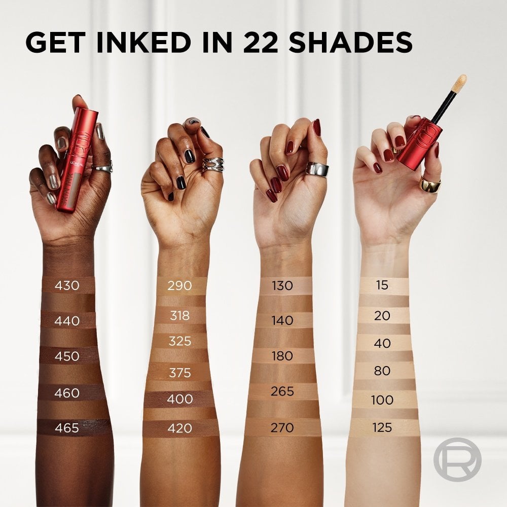 L'ORÉAL PARIS Skin Ink Longwear 2-in-1 Foundation Concealer, 465 Cool, 0.5 fl oz-071249700686-LR-358184-6-LR eShop
