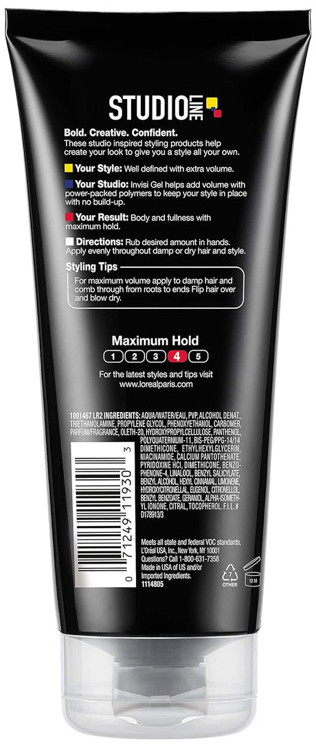 L'ORÉAL PARIS Studio Line Above it All Invisi Gel - Max Hold, 6.8 oz-071249119303-LR-361605-2-LR eShop