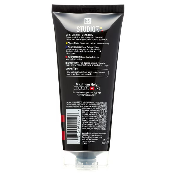 L'ORÉAL PARIS Studio Line Head Lock Mega Gel - Extreme Hold, 6.8 fl. oz.-071249119297-LR-224934-5-LR eShop