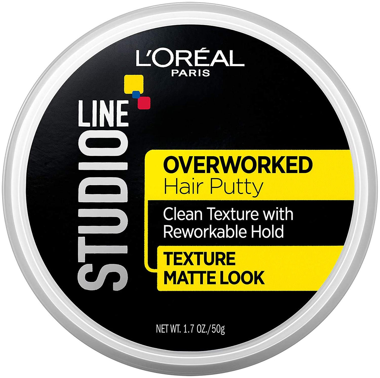 L'ORÉAL PARIS Studio Line Overworked Hair Putty, 1.7 oz-071249020517-LR-361604-2-LR eShop