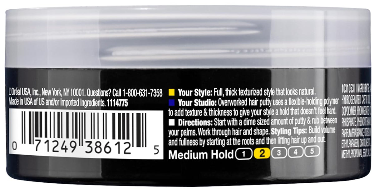 L'ORÉAL PARIS Studio Line Overworked Hair Putty, 1.7 oz-071249020517-LR-361604-6-LR eShop