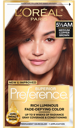 L'ORÉAL PARIS Superior Preference Fade-Defying Color + Shine System - 5.5AM Medium Amber Copper Brown-071249253397-LR-361741-1-LR eShop