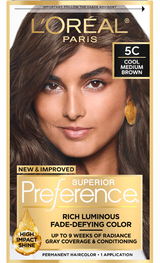 L'ORÉAL PARIS Superior Preference Fade-Defying Color + Shine System - 5C Cool Medium Brown-071249329238-LR-361749-1-LR eShop