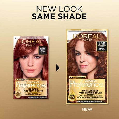 L'ORÉAL PARIS Superior Preference Fade-Defying Color + Shine System - 6AB Chic Auburn Brown-071249276761-LR-361833-2-LR eShop