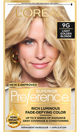 L'ORÉAL PARIS Superior Preference Fade-Defying Color + Shine System - 9G Light Golden Blonde-071249253267-LR-251845-1-LR eShop