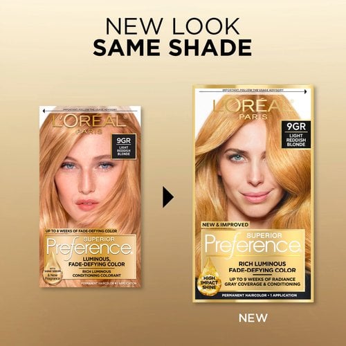 L'ORÉAL PARIS Superior Preference Fade-Defying Color + Shine System - 9GR Light Reddish Blonde-071249253274-LR-361739-2-LR eShop