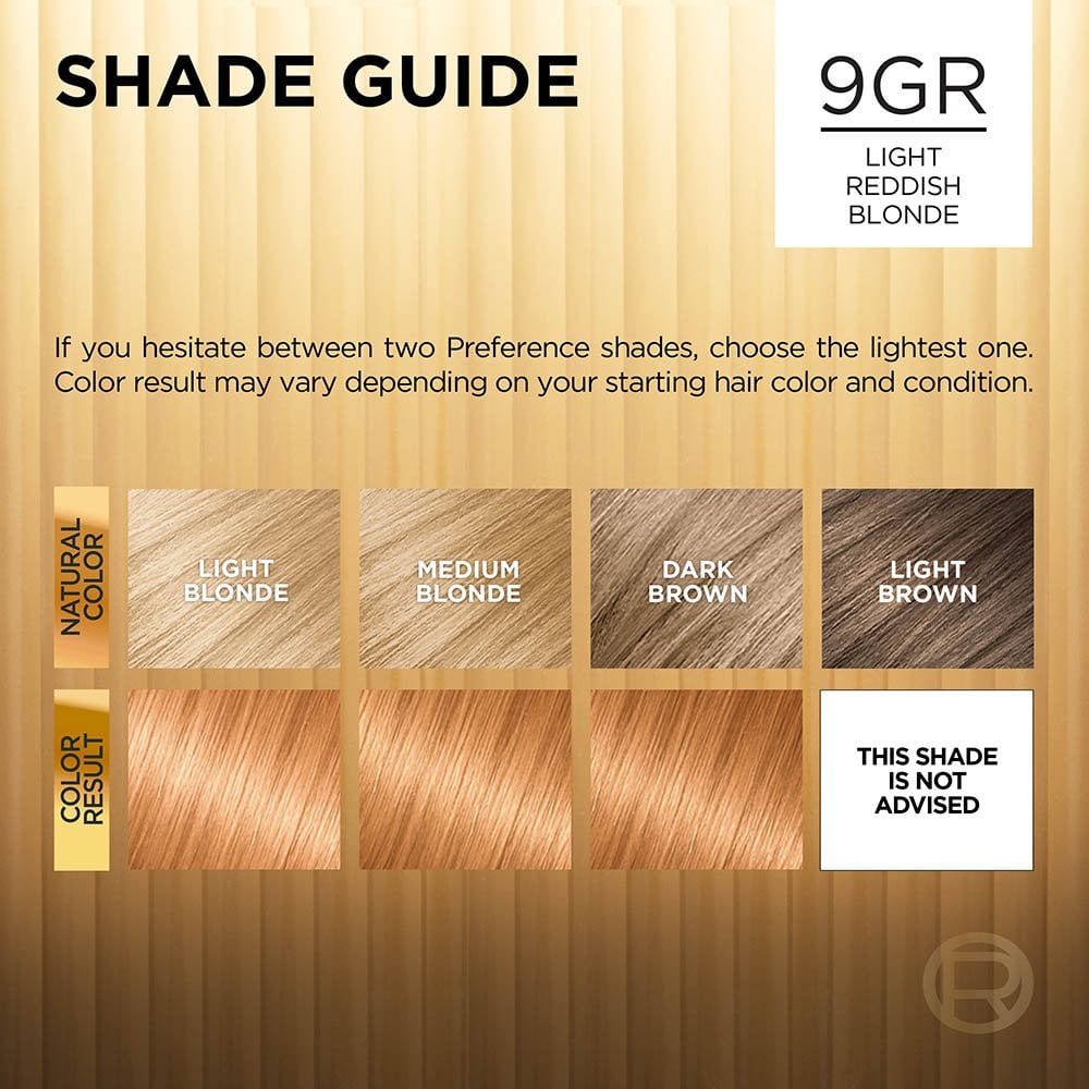 L'ORÉAL PARIS Superior Preference Fade-Defying Color + Shine System - 9GR Light Reddish Blonde-071249253274-LR-361739-4-LR eShop