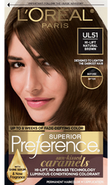 L'ORÉAL PARIS Superior Preference Fade-Defying Color + Shine System - UL51 Hi-Lift Natural Brown-071249218785-LR-361728-1-LR eShop