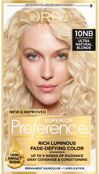 L'ORÉAL PARIS Superior Preference Permanent Hair Color, 10NB Ultimate Natural Blonde, 6.5 fl. oz.-071249253342-LR-361740-1-LR eShop