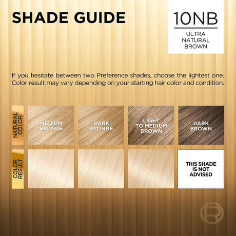 L'ORÉAL PARIS Superior Preference Permanent Hair Color, 10NB Ultimate Natural Blonde, 6.5 fl. oz.-071249253342-LR-361740-2-LR eShop