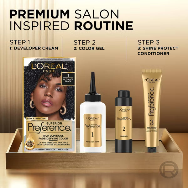 L'ORÉAL PARIS Superior Preference Permanent Hair Color, 5A Medium Ash Brown, 6.5 fl. oz.-071249253076-LR-224080-3-LR eShop