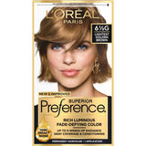 L'ORÉAL PARIS Superior Preference Permanent Hair Color, 6.5G Lightest Golden Brown, 6.5 fl. oz.-071249253137-LR-224033-1-LR eShop