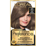 L'ORÉAL PARIS Superior Preference Permanent Hair Color, 6A Light Ash Brown, 6.5 fl. oz.-071249253113-LR-224032-1-LR eShop