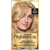 L'ORÉAL PARIS Superior Preference Permanent Hair Color, 8 Medium Blonde, 6.5 fl. oz.-071249253199-LR-224023-1-LR eShop