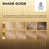 L'ORÉAL PARIS Superior Preference Permanent Hair Color, 8 Medium Blonde, 6.5 fl. oz.-071249253199-LR-224023-5-LR eShop