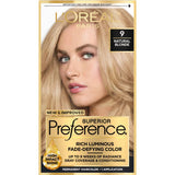 L'ORÉAL PARIS Superior Preference Permanent Hair Color, 9 Natural Blonde, 6.5 fl. oz.-071249253243-LR-251849-1-LR eShop