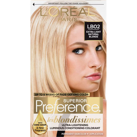 L'ORÉAL PARIS Superior Preference Permanent Hair Color, LB02 Extra Light Natural Blonde, 6.5 fl. oz.-071249253625-LR-224028-1-LR eShop