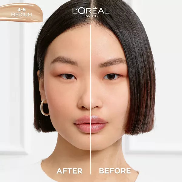 L'ORÉAL PARIS True Match Hyaluronic Tinted Serum Foundation Skincare Hybrid, 4-5 Medium, 1 fl oz-071249635940-LR-340453-3-LR eShop