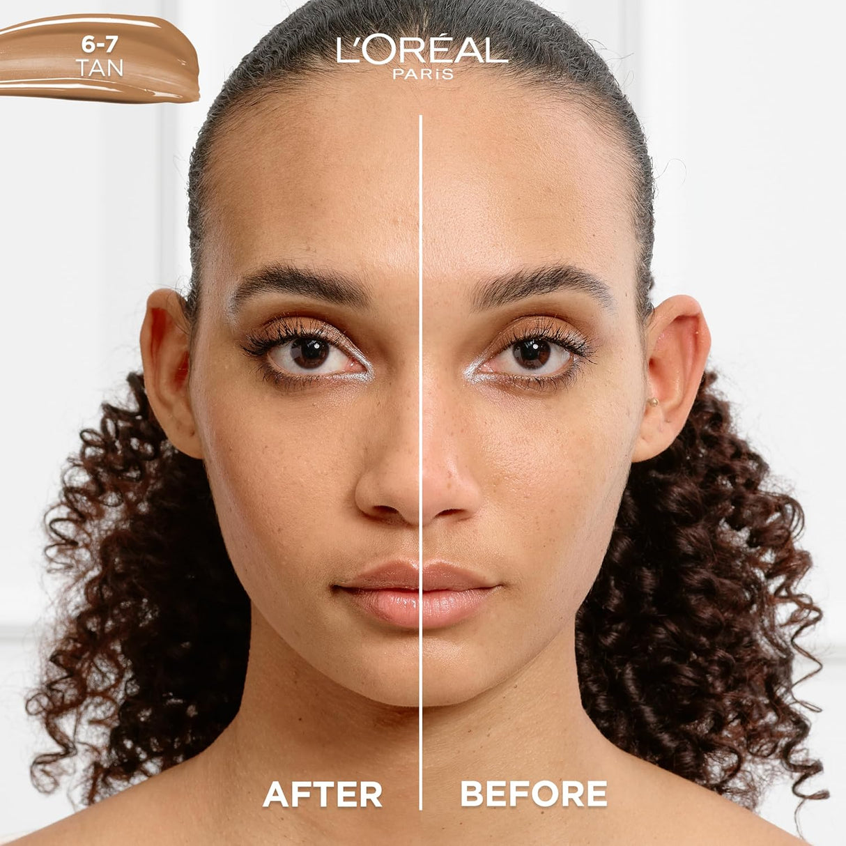 L'ORÉAL PARIS True Match Hyaluronic Tinted Serum Foundation Skincare Hybrid, 6-7 Tan, 1 fl oz-071249635964-LR-340456-3-LR eShop