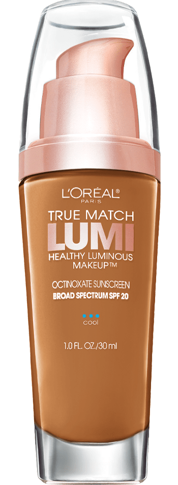 L'ORÉAL PARIS True Match Lumi Healthy Luminous Makeup Medium Coverage, C6 Soft Sable, 1 fl. oz.-071249226582-LR-240393-1-LR eShop