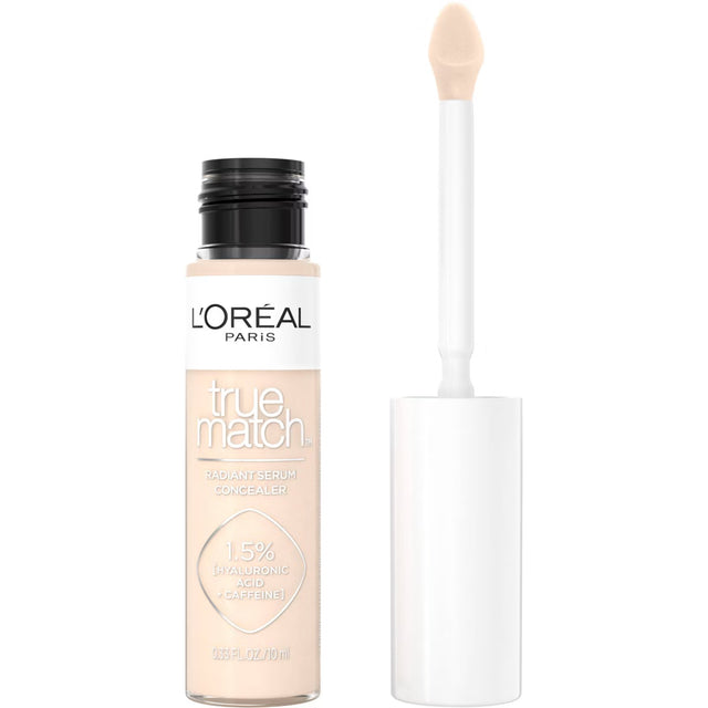 L'ORÉAL PARIS True Match Radiant Serum Concealer with Hyaluronic Acid, C1 Light, 0.33 fl oz-071249684979-LR-351855-1-LR eShop