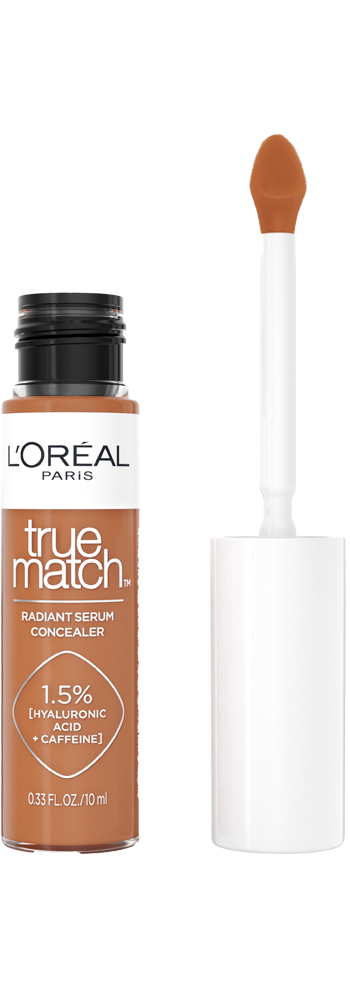 L'ORÉAL PARIS True Match Radiant Serum Concealer with Hyaluronic Acid, C8 Medium Deep, 0.33 fl oz-071249684825-LR-351849-1-LR eShop