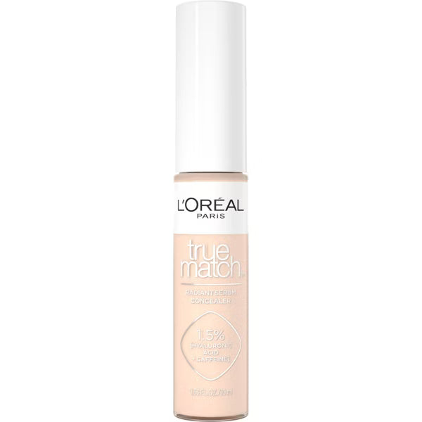 L'ORÉAL PARIS True Match Radiant Serum Concealer with Hyaluronic Acid, N2 Light, 0.33 fl oz-071249684962-LR-351853-4-LR eShop