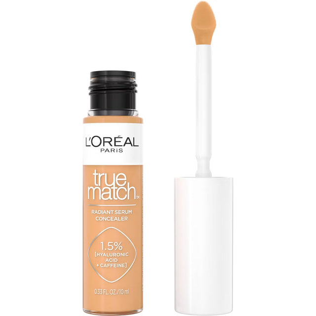 L'ORÉAL PARIS True Match Radiant Serum Concealer with Hyaluronic Acid, W7 Medium Deep, 0.33 fl oz-071249684856-LR-351862-1-LR eShop