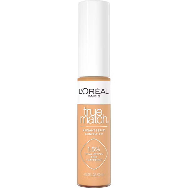L'ORÉAL PARIS True Match Radiant Serum Concealer with Hyaluronic Acid, W7 Medium Deep, 0.33 fl oz-071249684856-LR-351862-4-LR eShop