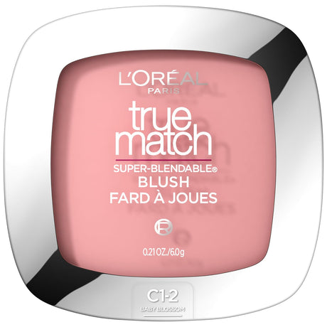 L'ORÉAL PARIS True Match Super-Blendable Blush, Soft Powder Texture, C1-2 Baby Blossom, 0.21 oz.-071249017500-LR-170363-1-LR eShop