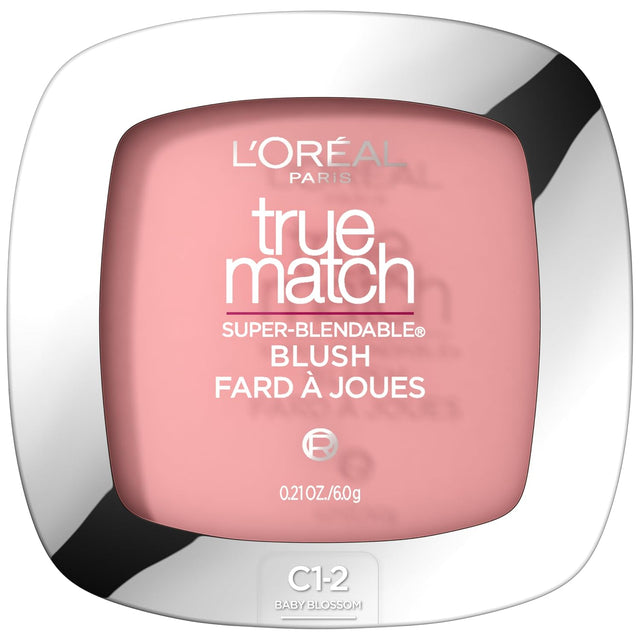 L'ORÉAL PARIS True Match Super-Blendable Blush, Soft Powder Texture, C1-2 Baby Blossom, 0.21 oz.-071249017500-LR-170363-1-LR eShop