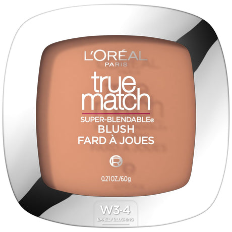L'ORÉAL PARIS True Match Super-Blendable Blush, Soft Powder Texture, W3-4 Barely Blushing, 0.21 oz.-071249017456-LR-170358-1-LR eShop
