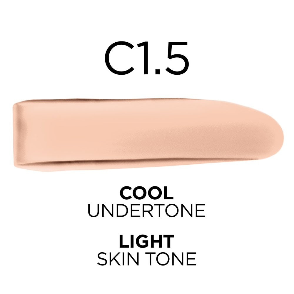 L'ORÉAL PARIS True Match Super-Blendable Foundation, Medium Coverage, C1.5, Light, 1 fl. oz.-071249671504-LR-347291-2-LR eShop