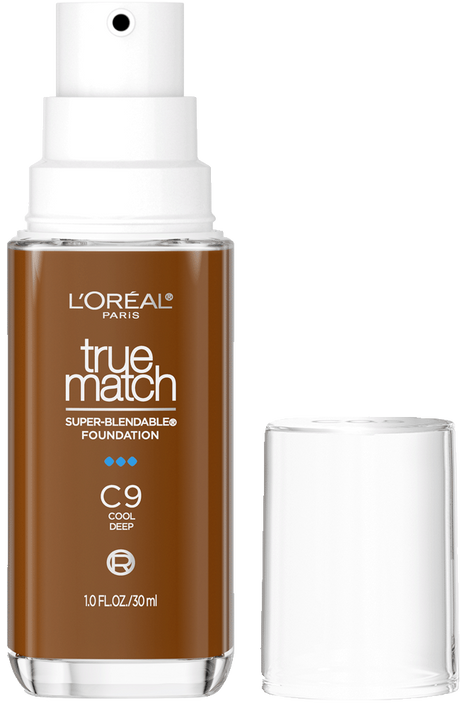 L'ORÉAL PARIS True Match Super-Blendable Foundation, Medium Coverage, C9, Deep, 1 fl. oz.-071249671641-LR-347261-1-LR eShop
