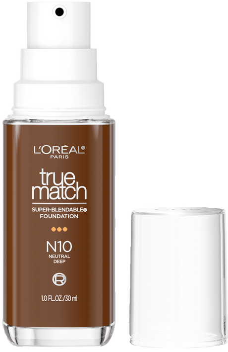 L'ORÉAL PARIS True Match Super-Blendable Foundation, Medium Coverage, N10, Deep, 1 fl. oz.-071249671771-LR-347255-1-LR eShop