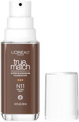 L'ORÉAL PARIS True Match Super-Blendable Foundation, Medium Coverage, N11, Deep, 1 fl. oz.-071249671542-LR-347293-1-LR eShop