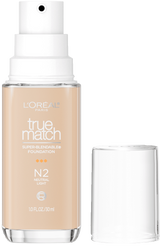 L'ORÉAL PARIS True Match Super-Blendable Foundation, Medium Coverage, N2, Light, 1 fl. oz.-071249671566-LR-347280-1-LR eShop