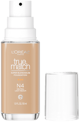 L'ORÉAL PARIS True Match Super-Blendable Foundation, Medium Coverage, N4, Light Medium, 1 fl. oz.-071249671511-LR-347275-1-LR eShop