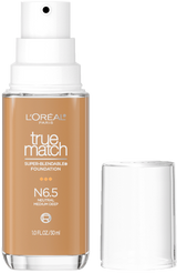 L'ORÉAL PARIS True Match Super-Blendable Foundation, Medium Coverage, N6.5, Medium Deep, 1 fl. oz.-071249671719-LR-347296-1-LR eShop