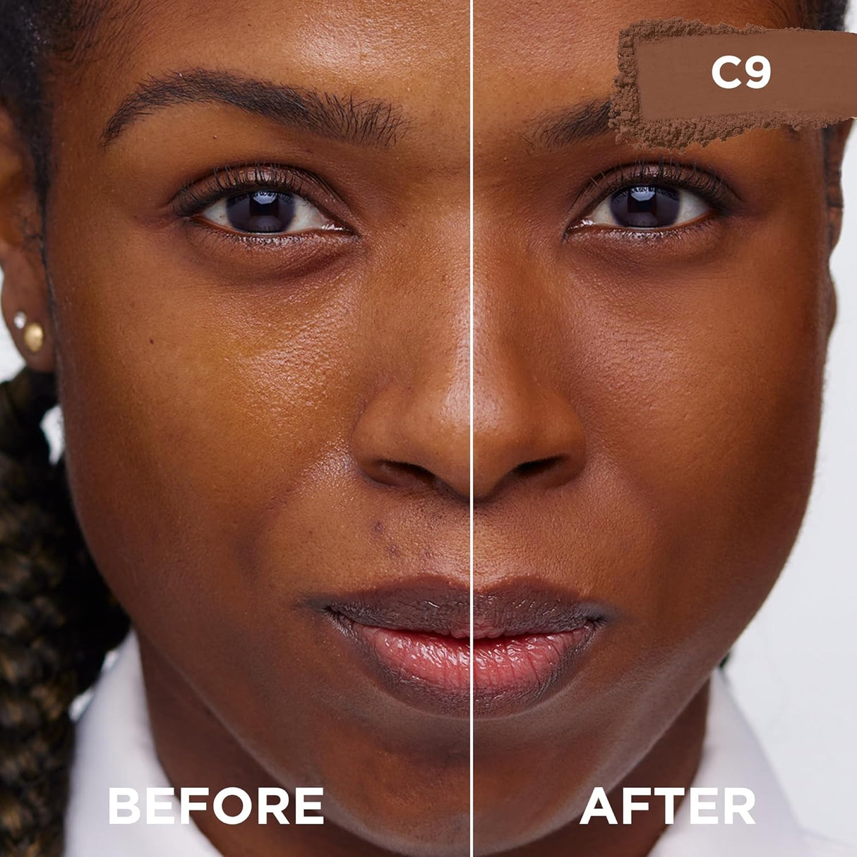 L'ORÉAL PARIS True Match Super-Blendable Oil Free Makeup Powder, C9 Deep, 0.34 oz-071249683842-LR-351836-3-LR eShop