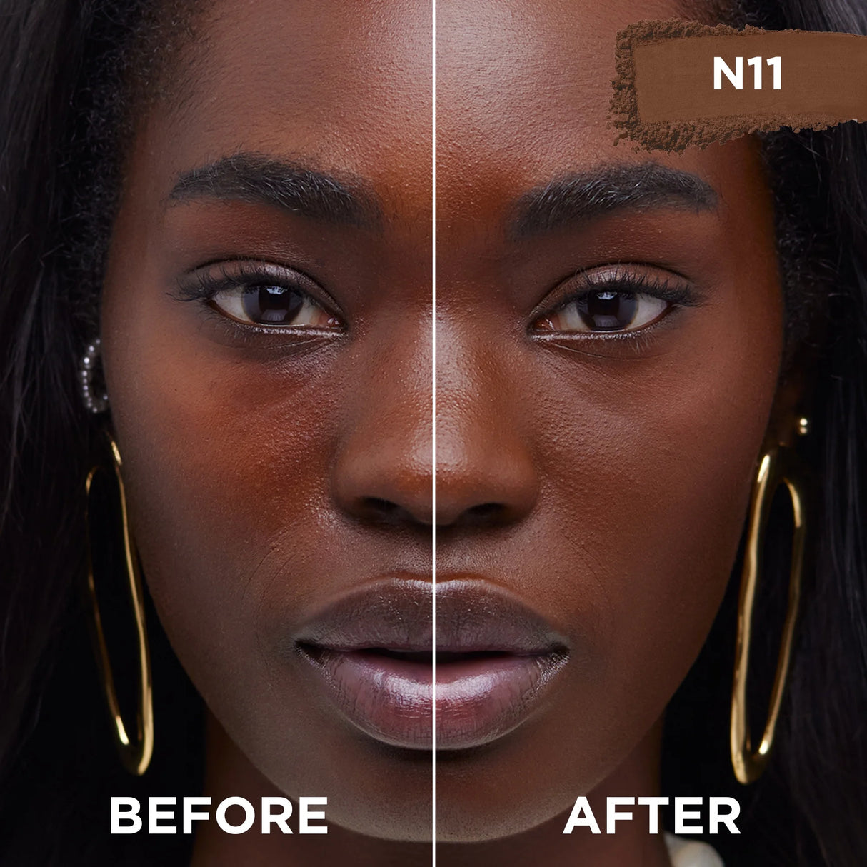 L'ORÉAL PARIS True Match Super-Blendable Oil Free Makeup Powder, N11 Deep, 0.34 oz-071249683828-LR-351834-3-LR eShop