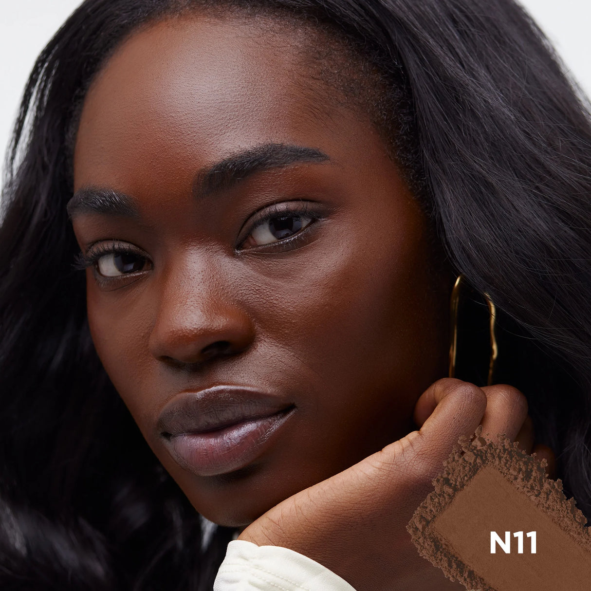 L'ORÉAL PARIS True Match Super-Blendable Oil Free Makeup Powder, N11 Deep, 0.34 oz-071249683828-LR-351834-4-LR eShop