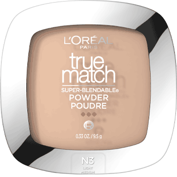 L'ORÉAL PARIS True Match Super-Blendable Oil Free Makeup Powder, N3 Light Medium, 0.33 oz.-071249017197-LR-167898-1-LR eShop