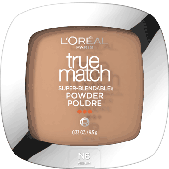 L'ORÉAL PARIS True Match Super-Blendable Oil Free Makeup Powder, N6 Medium, 0.33 oz.-071249033197-LR-167901-1-LR eShop