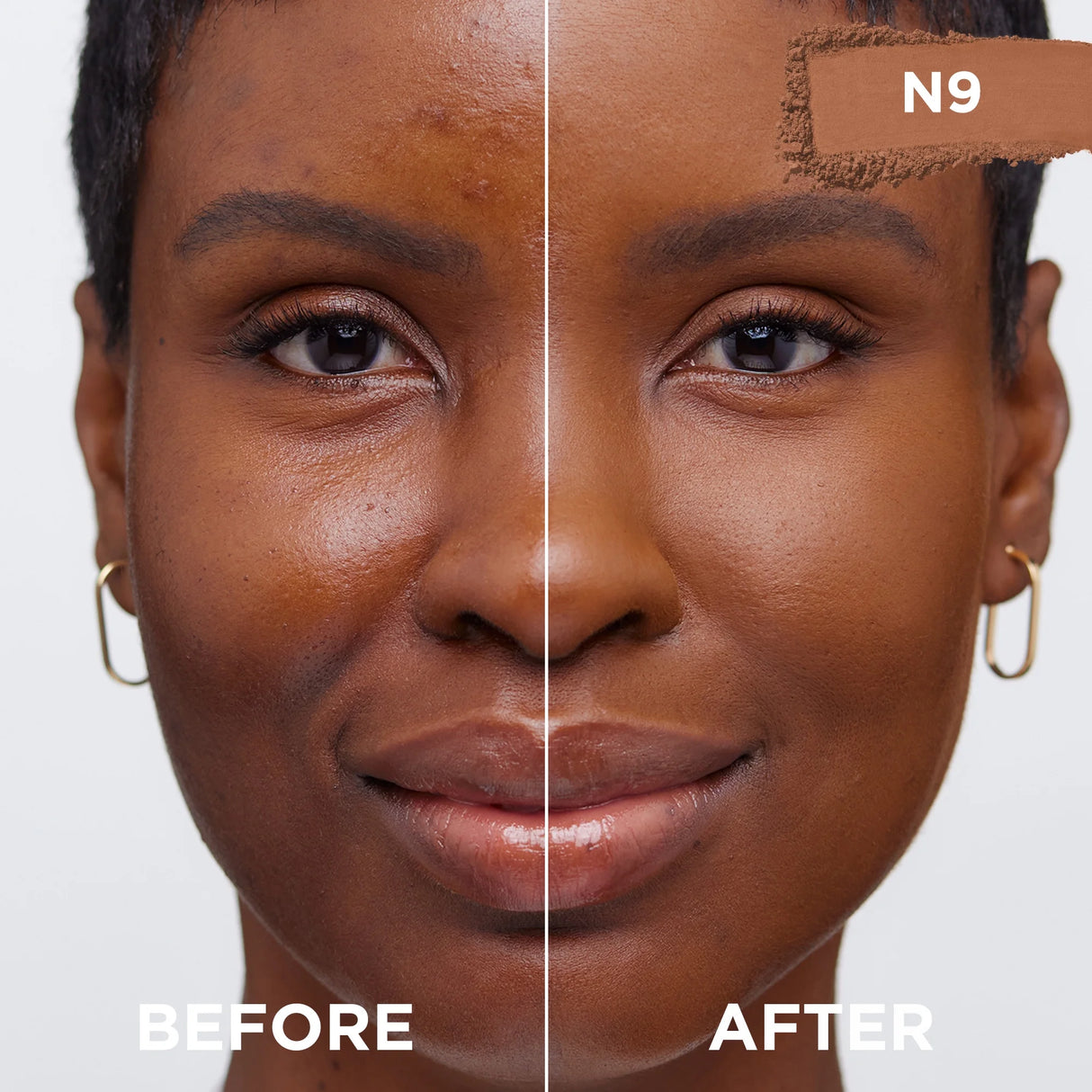 L'ORÉAL PARIS True Match Super-Blendable Oil Free Makeup Powder, N9 Medium Deep, 0.34 oz-071249683859-LR-351833-3-LR eShop