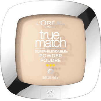 L'ORÉAL PARIS True Match Super-Blendable Oil Free Makeup Powder, W1 Fair, 0.33 oz.-071249016411-LR-167888-1-LR eShop