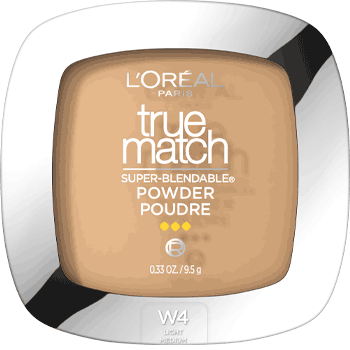 L'ORÉAL PARIS True Match Super-Blendable Oil Free Makeup Powder, W4 Light Medium, 0.33 oz.-071249016442-LR-167891-1-LR eShop