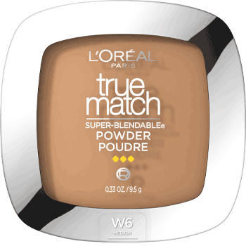 L'ORÉAL PARIS True Match Super-Blendable Oil Free Makeup Powder, W6 Deep, 0.33 oz.-071249016657-LR-167893-1-LR eShop