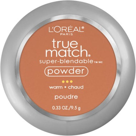 L'ORÉAL PARIS True Match Super-Blendable Oil Free Makeup Powder, W8 Creme Cafe, 0.33 oz.-071249017074-LR-167895-1-LR eShop